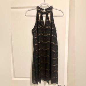 Black Lace Dress Size M